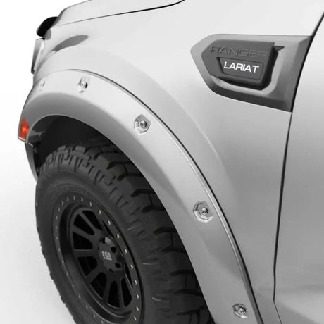 EGR 19-22 Ford Ranger Painted To Code Ingot Traditional Bolt-On Look Fender Flares Silver Set Of 4 