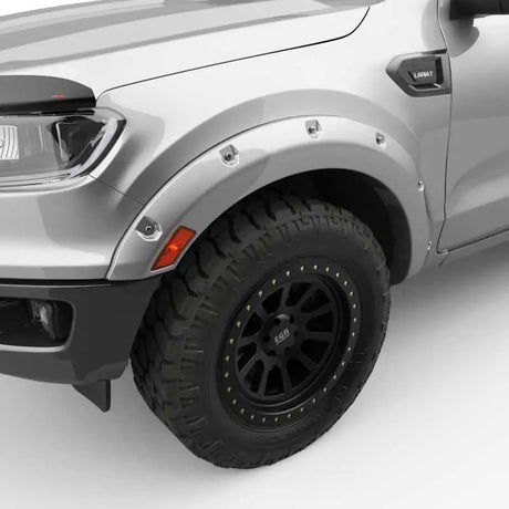 EGR 19-22 Ford Ranger Painted To Code Ingot Traditional Bolt-On Look Fender Flares Silver Set Of 4 