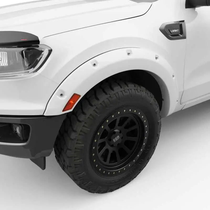 EGR 19-22 Ford Ranger Painted To Code Oxford Traditional Bolt-On Look Fender Flares White Set Of 4 