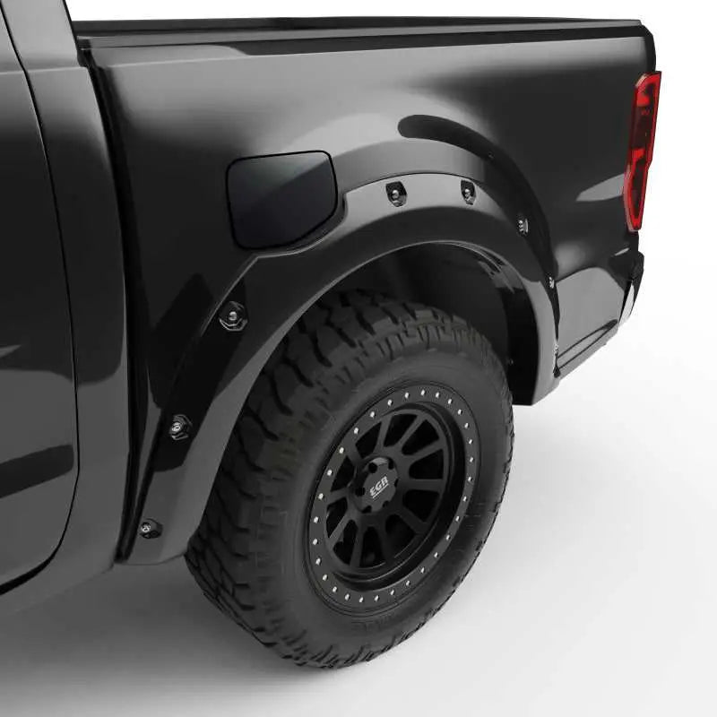 EGR 19-22 Ford Ranger Painted To Code Shadow Traditional Bolt-On Look Fender Flares Black Set Of 4 