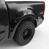 EGR 19-22 Ford Ranger Painted To Code Shadow Traditional Bolt-On Look Fender Flares Black Set Of 4 