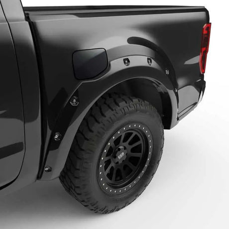 EGR 19-22 Ford Ranger Painted To Code Shadow Traditional Bolt-On Look Fender Flares Black Set Of 4 