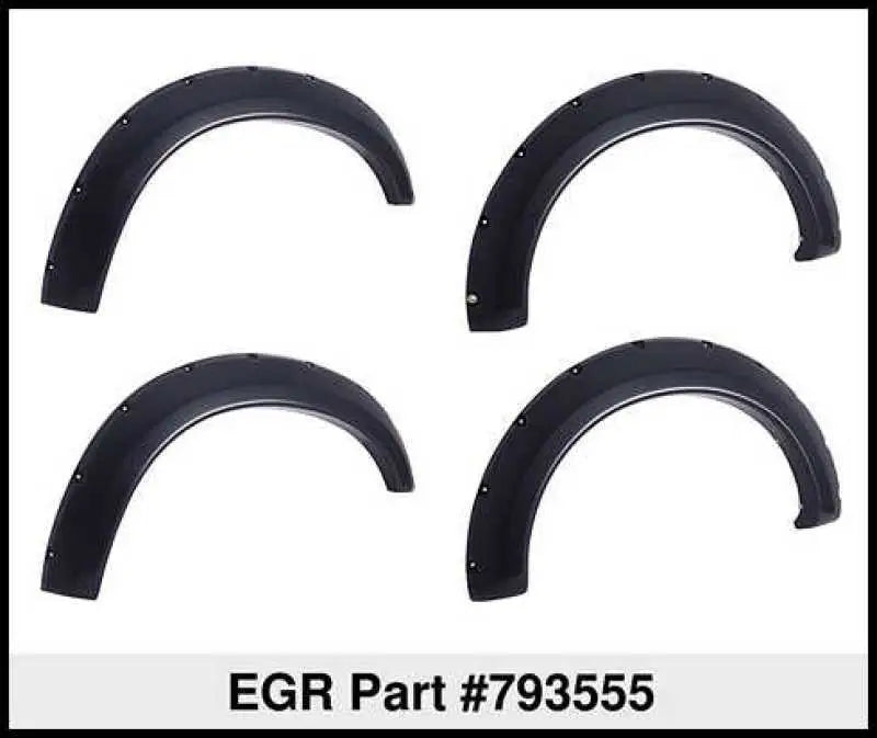 EGR 19-22 Ford Ranger Traditional Bolt-On Look Fender Flares With Black-Out Bolt Kit Set Of 4 