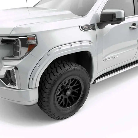 EGR 19-23 Gmc Sierra 1500 Summit Traditional Bolt-On Look Fender Flares White Set Of 4 