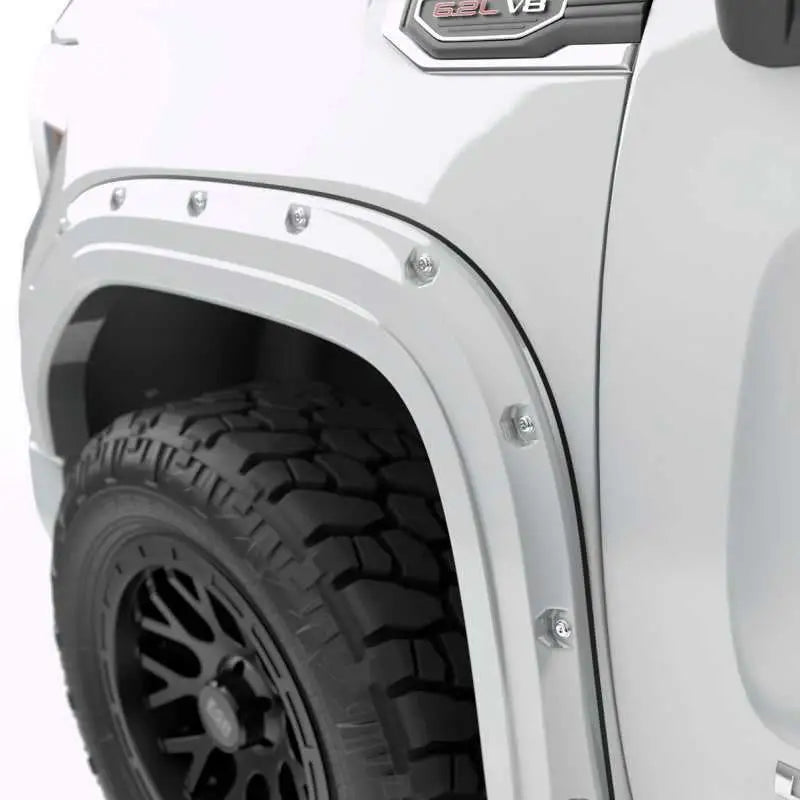EGR 19-23 Gmc Sierra 1500 Summit Traditional Bolt-On Look Fender Flares White Set Of 4 
