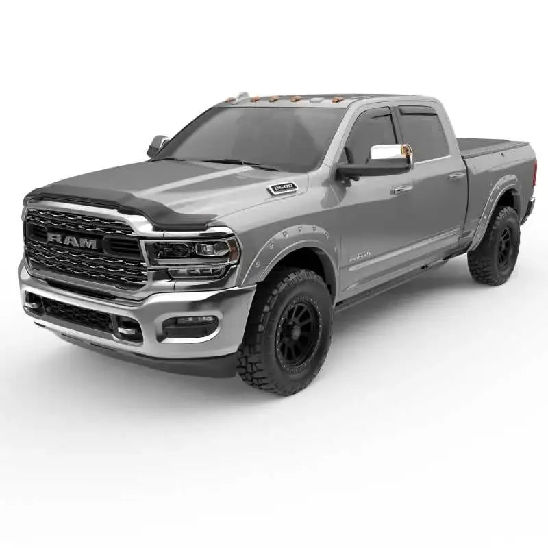 EGR 19-23 Ram 2500/3500 In-Channel Window Visors Front/Rear Set Matte Black Crew Cab 