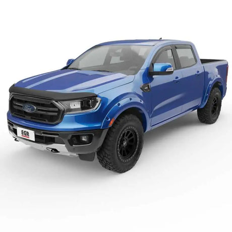 EGR 19+ Ford Ranger Superguard Hood Guard Matte Black 