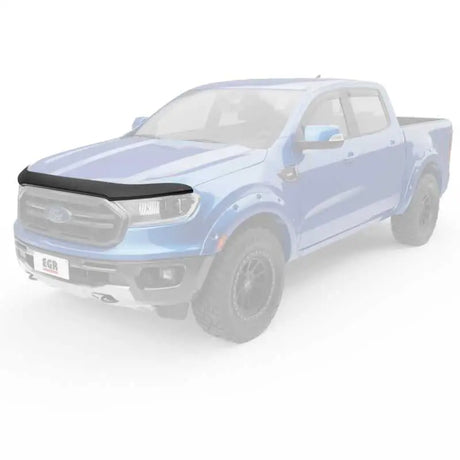 EGR 19+ Ford Ranger Superguard Hood Guard Matte Black 