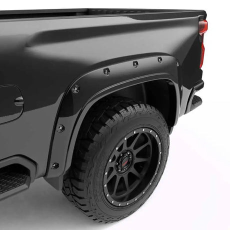 EGR 20-23 Chevrolet Silverado 2500Hd/3500Hd Traditional Bolt-On Look Fender Flares Black Set Of 4 