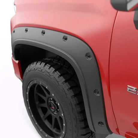 EGR 20-23 Chevrolet Silverado 2500Hd Traditional BoltOn Look Fender Flares w/Black-Out Bolt Kit Set 