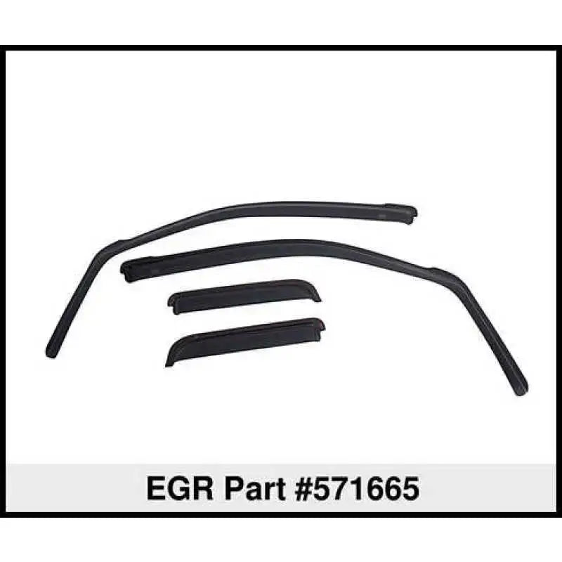 EGR 20-23 Chevrolet Silverado HD In-Channel Window Visors - Matte Black 