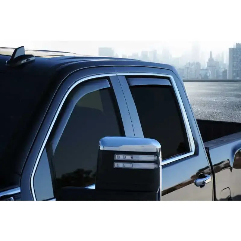 EGR 20-23 Chevrolet Silverado HD In-Channel Window Visors - Matte Black 