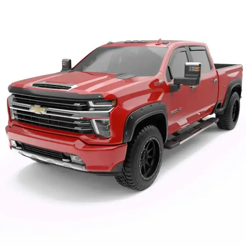 EGR 20-23 Chevrolet Silverado HD In-Channel Window Visors - Matte Black 
