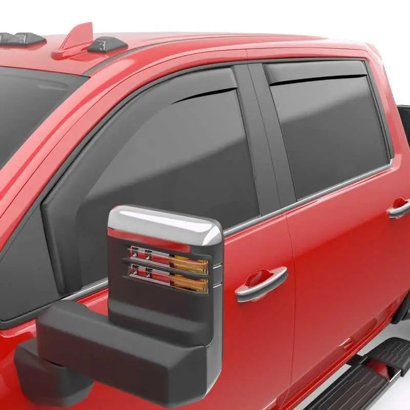 EGR 20-23 Chevrolet Silverado HD In-Channel Window Visors - Matte Black 