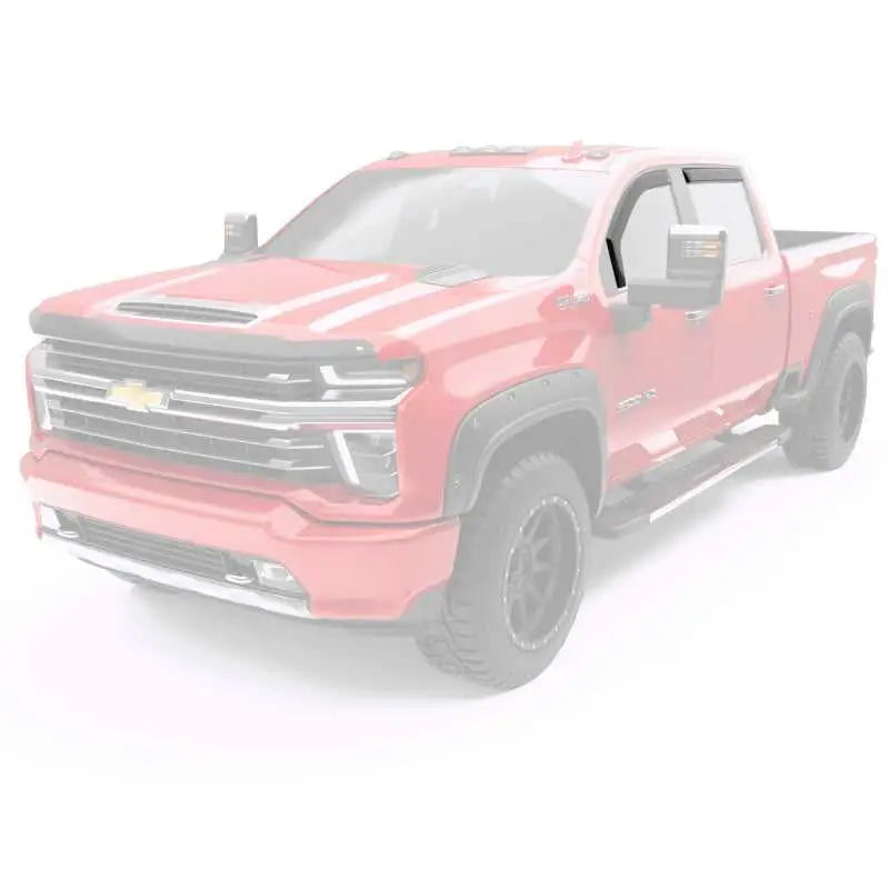 EGR 20-23 Chevrolet Silverado HD In-Channel Window Visors - Matte Black 