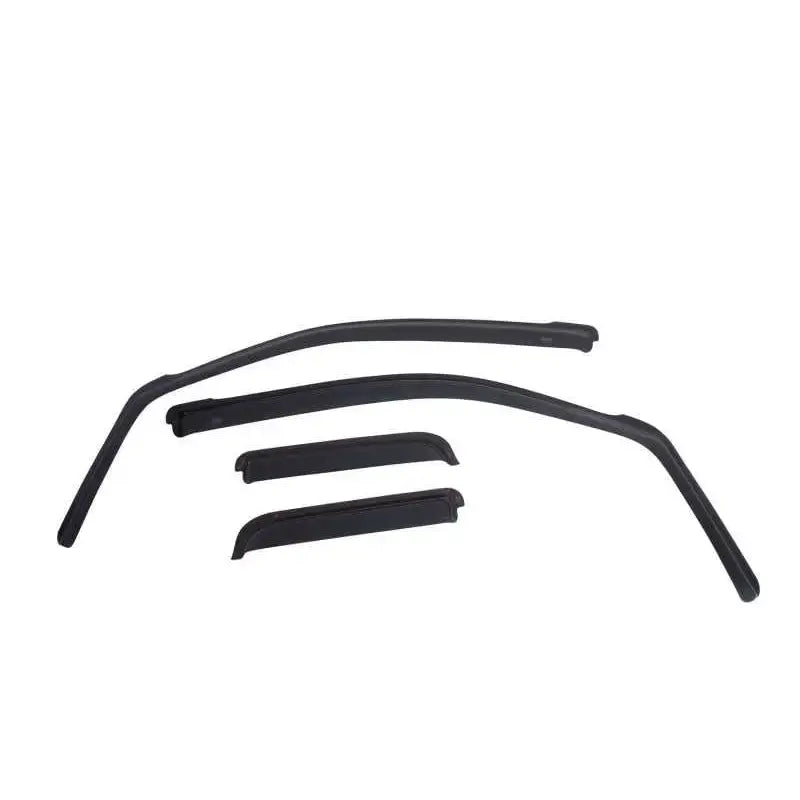 EGR EGR 2018 jeep Wrangler JL SlimLine In-Channel WindowVisors Set of 4 - Dark Smoke