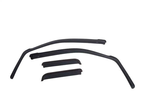 EGR 2018 jeep Wrangler JL SlimLine In-Channel WindowVisors Set of 4 - Dark Smoke 