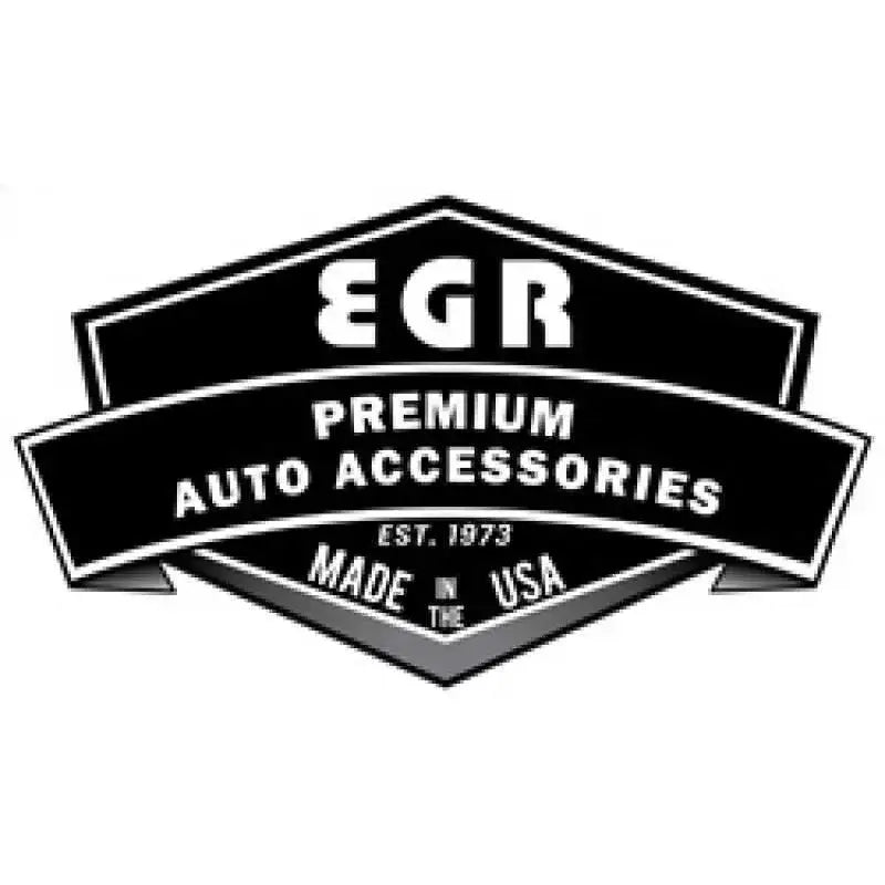 EGR 2019 Chevy 1500 Crew Cab In-Channel Window Visors - Dark Smoke 