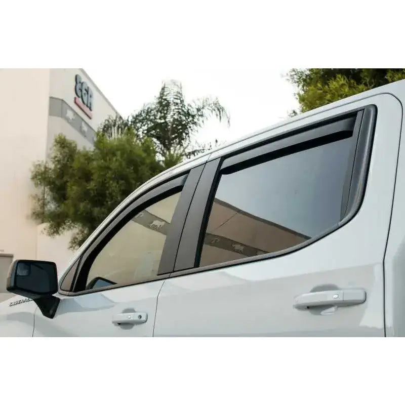 EGR 2019 Chevy 1500 Crew Cab In-Channel Window Visors - Dark Smoke 