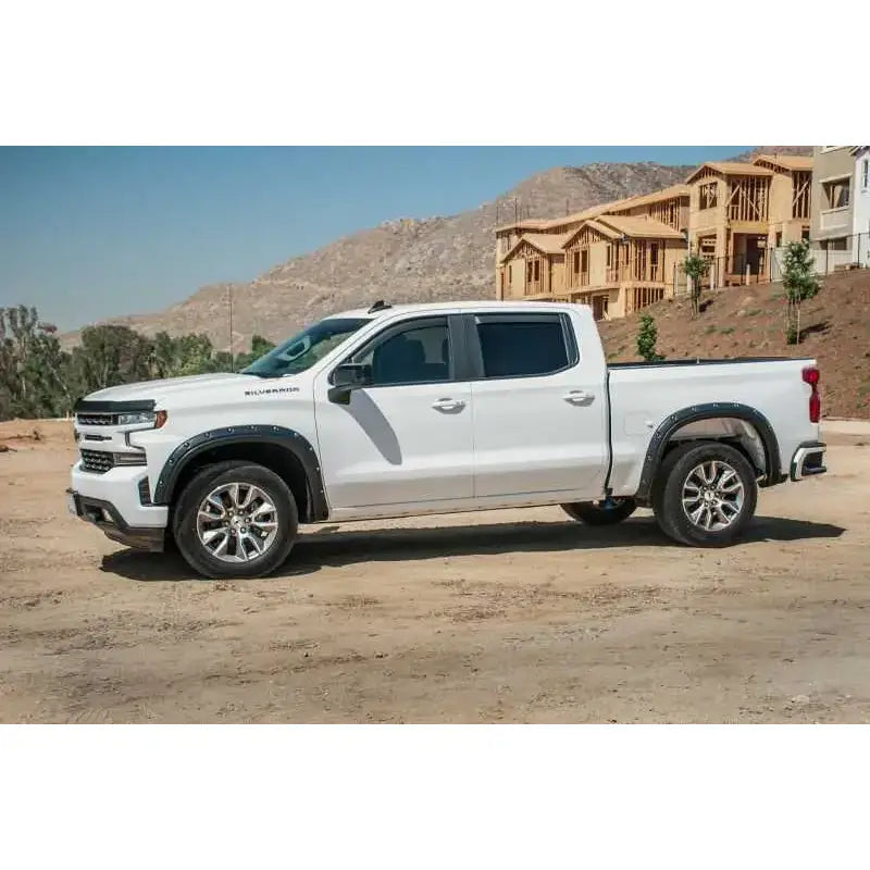 EGR 2019 Chevy 1500 Crew Cab In-Channel Window Visors - Dark Smoke 