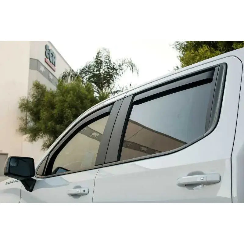 EGR 2019 Chevy 1500 Crew Cab In-Channel Window Visors - Dark Smoke 