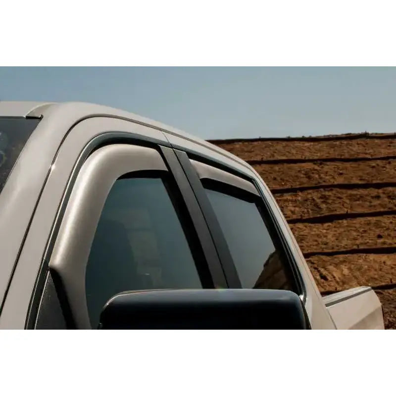 EGR 2019 Chevy 1500 Crew Cab In-Channel Window Visors - Dark Smoke 