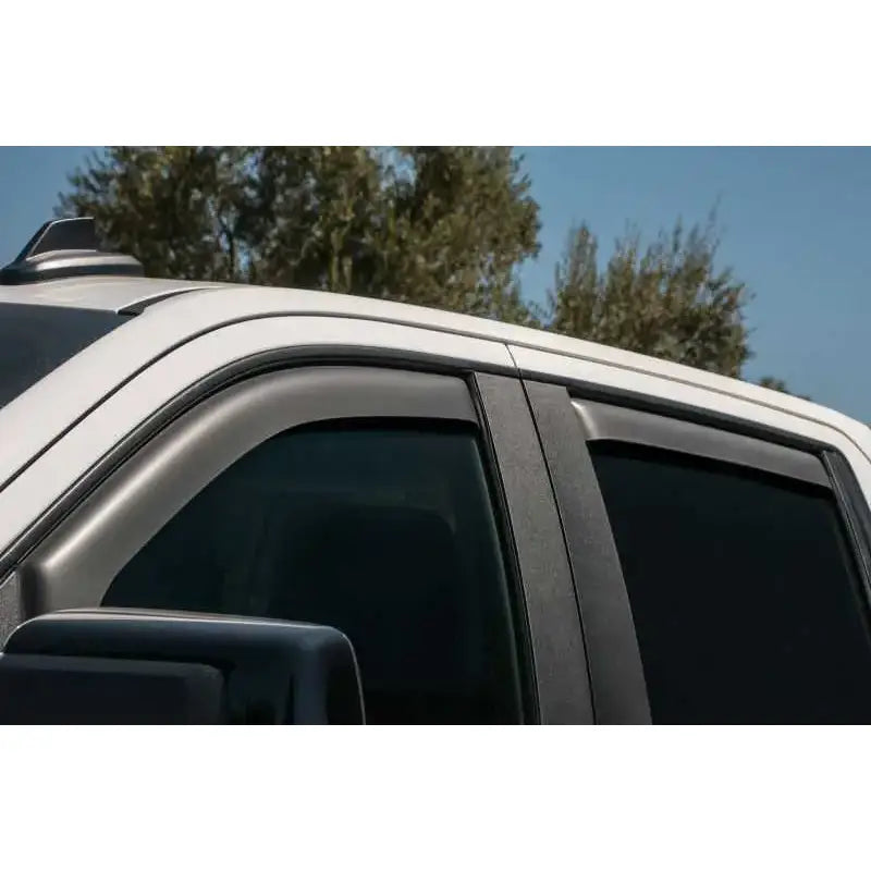 EGR 2019 Chevy 1500 Crew Cab In-Channel Window Visors - Dark Smoke 