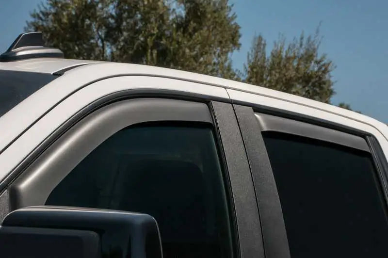 EGR 2019 Chevy 1500 Crew Cab In-Channel Window Visors - Dark Smoke 