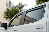 EGR 2019 Chevy 1500 Crew Cab In-Channel Window Visors - Dark Smoke 