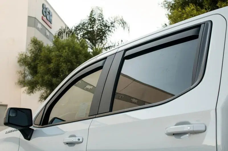 EGR 2019 Chevy 1500 Crew Cab In-Channel Window Visors - Matte - RV and Auto Parts