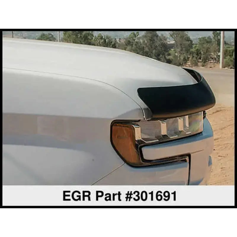 EGR 2019 Chevy 1500 Super Guard Hood Guard - Dark Smoke - RV and Auto Parts
