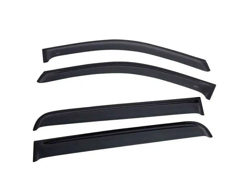 EGR 2019 Dodge Ram 1500 Crew Cab Tape-On Window Visors Set of 4 - Dark Smoke 
