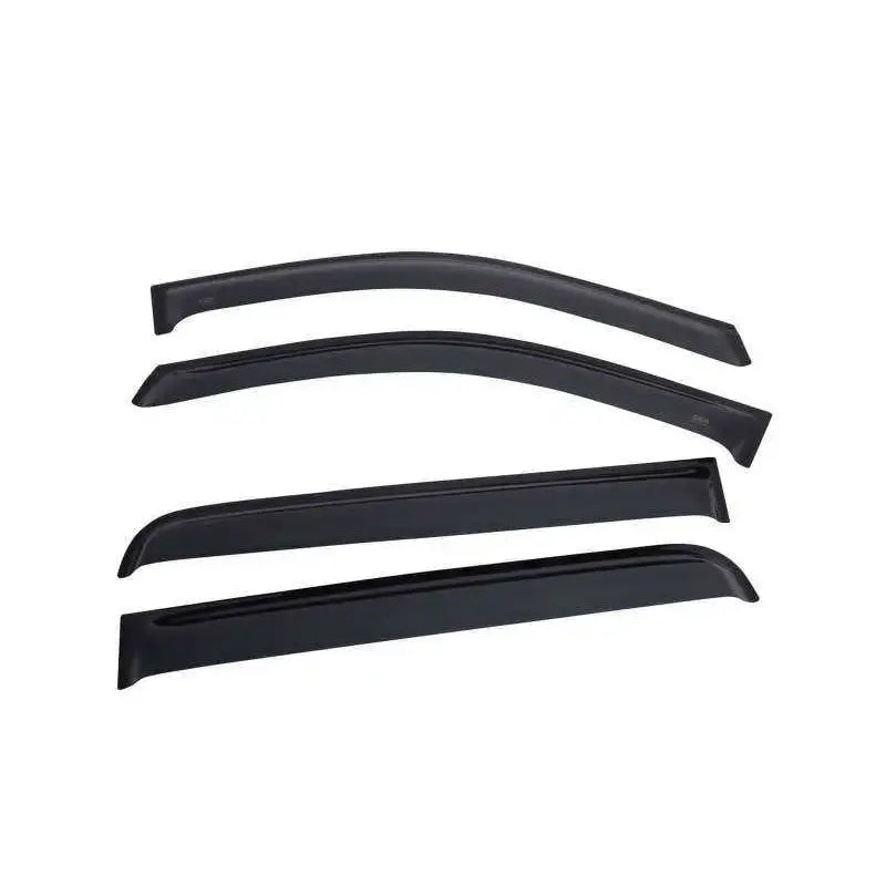EGR 2019 Dodge Ram 1500 Crew Cab Tape-On Window Visors Set of 4 - Dark Smoke 