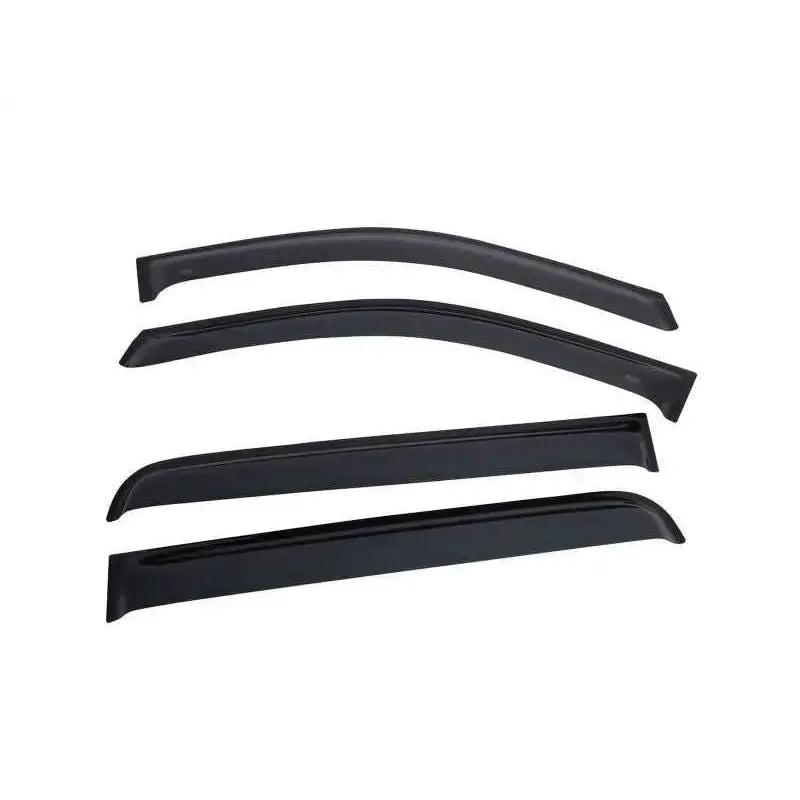 EGR 2019 Dodge Ram 1500 Crew Cab Tape-On Window Visors Set of 4 - Dark Smoke 