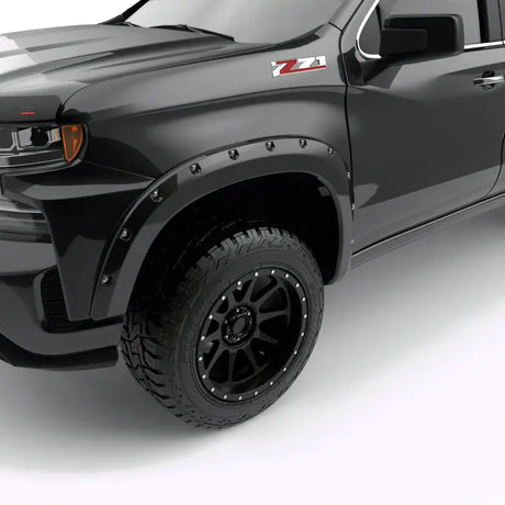 EGR 2023 + Chevrolet Silverado 1500 Bolt-On Look Fender Flares - Black (Set of4) - Truck & Automotive