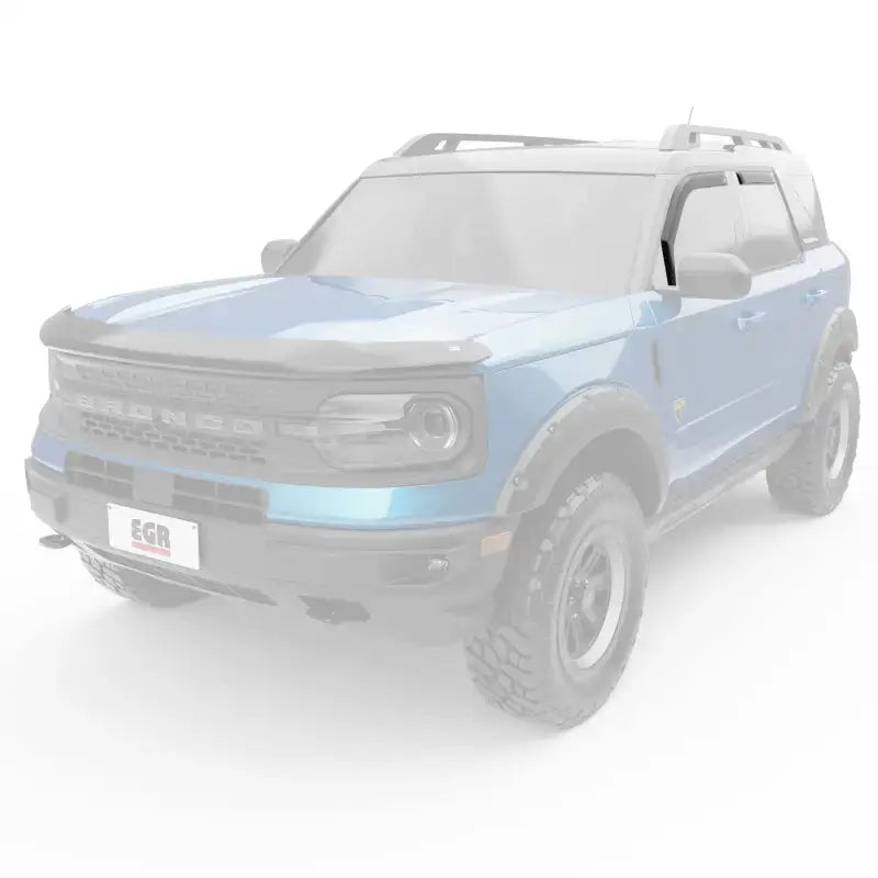 EGR 21-22 Ford Bronco Sport 4 Door In-Channel Window Visors - Dark Smoked (573561) - 573561