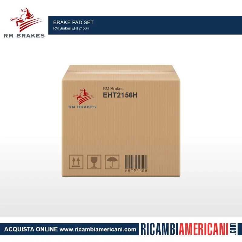 Cardboard box of EHT2156H brake pad set for brakes and brake pad replacement