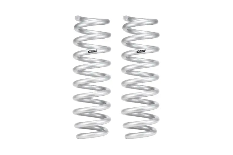 Eibach 21-23 Ford F-150 Raptor Pro-Lift-Kit Front Springs - 1inch Front Lift - silver coil springs, highly durable.