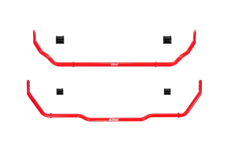 Red sway bar kit for Ford Shelby GT500 anti-roll kit on 11-14 Mustang setup