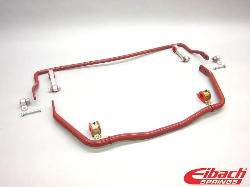 Red sway bar kit for Ford Shelby GT500 anti-roll kit in Eibach 36mm front and 25mm rear