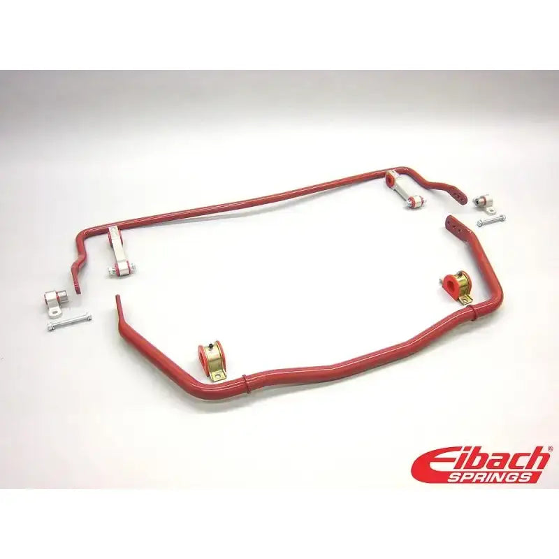 Red sway bar kit for Ford Shelby GT500 anti-roll kit in Eibach 36mm front and 25mm rear