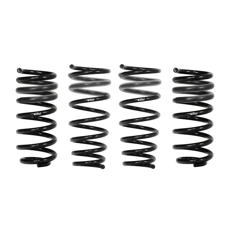 Four black coil springs for BMW 430i Coupe RWD Eibach Pro-Kit performance springs