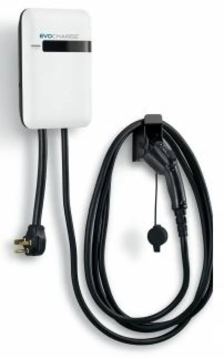 Electric/ Hybrid Vehicle Charger NEMA 4 Rated Indoor And Outdoor Wall Mount; Level 2 Charger; 240 Voltage Minimum/ 40