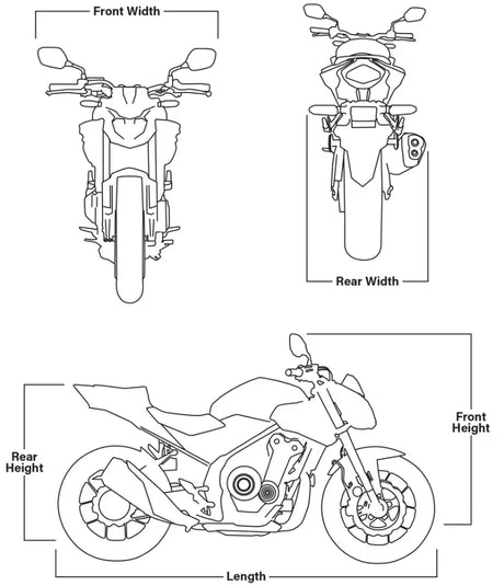 Fp Elite Series Cover Spt Bike Pfas Compliant Black - FIRE POWER