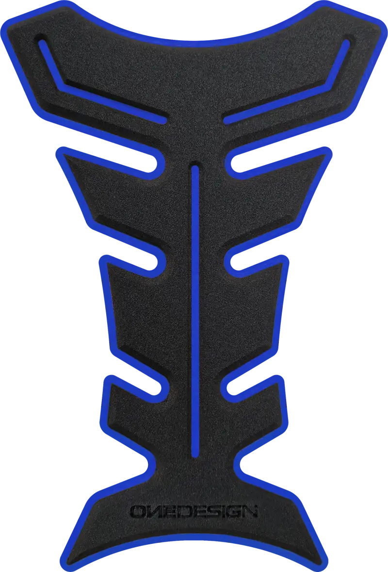 ONE EMBLEMS HDF9B Tankpad in Black/Blue - Durable & Stylish Protection - ONE EMBLEMS