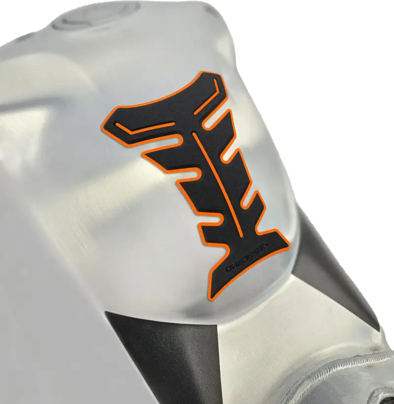 ONE EMBLEMS HDF9O Tank Pad - Black/Orange - ONE EMBLEMS