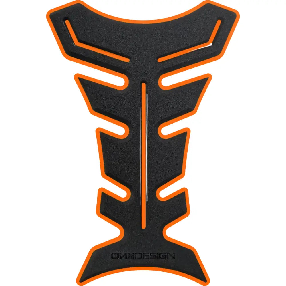 ONE EMBLEMS HDF9O Tank Pad - Black/Orange - ONE EMBLEMS