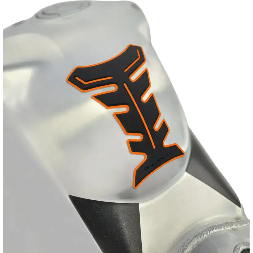 ONE EMBLEMS HDF9O Tank Pad - Black/Orange - ONE EMBLEMS