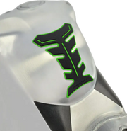 ONE EMBLEMS HDF9V Black/Green Tank Pad - Durable and Stylish Protection - ONE EMBLEMS