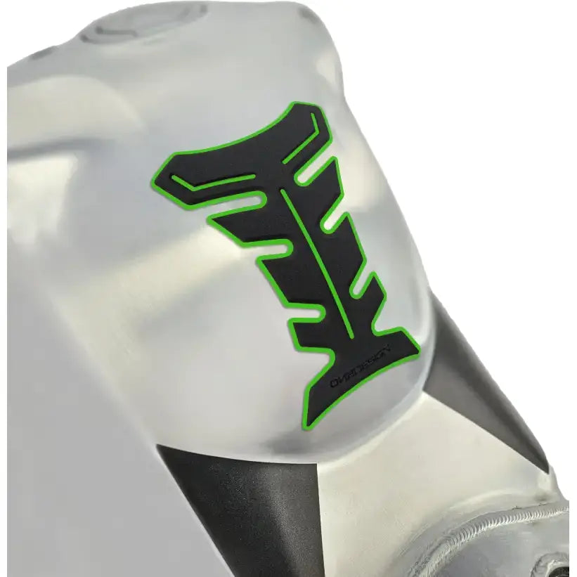 ONE EMBLEMS HDF9V Black/Green Tank Pad - Durable and Stylish Protection - ONE EMBLEMS